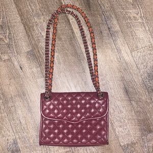 Rebecca Minkoff Quilted Mini Port Leather Handbag